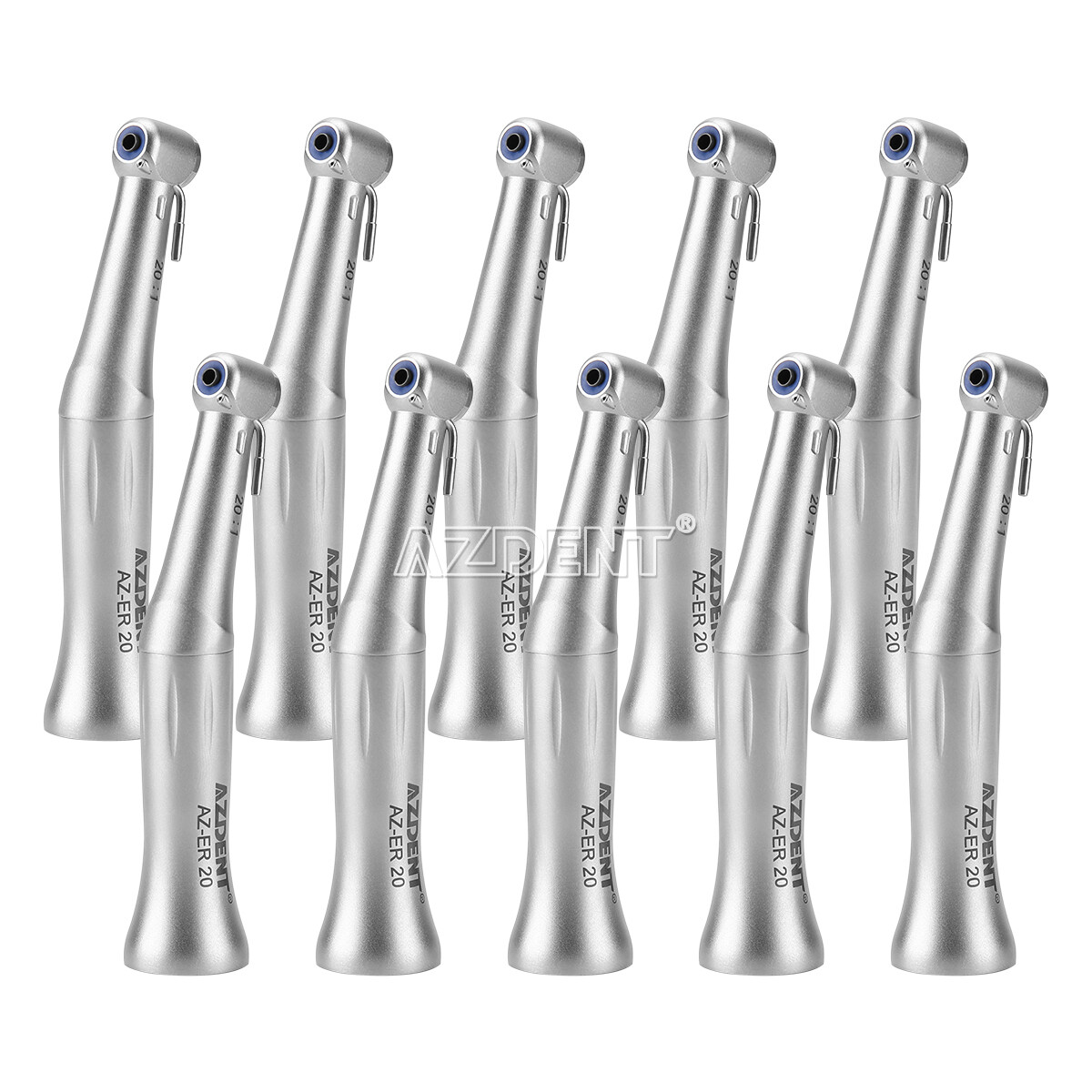 Pieza de Mano Implante dental 20: 1 reducción contra ángulo botón manual AZDENT
