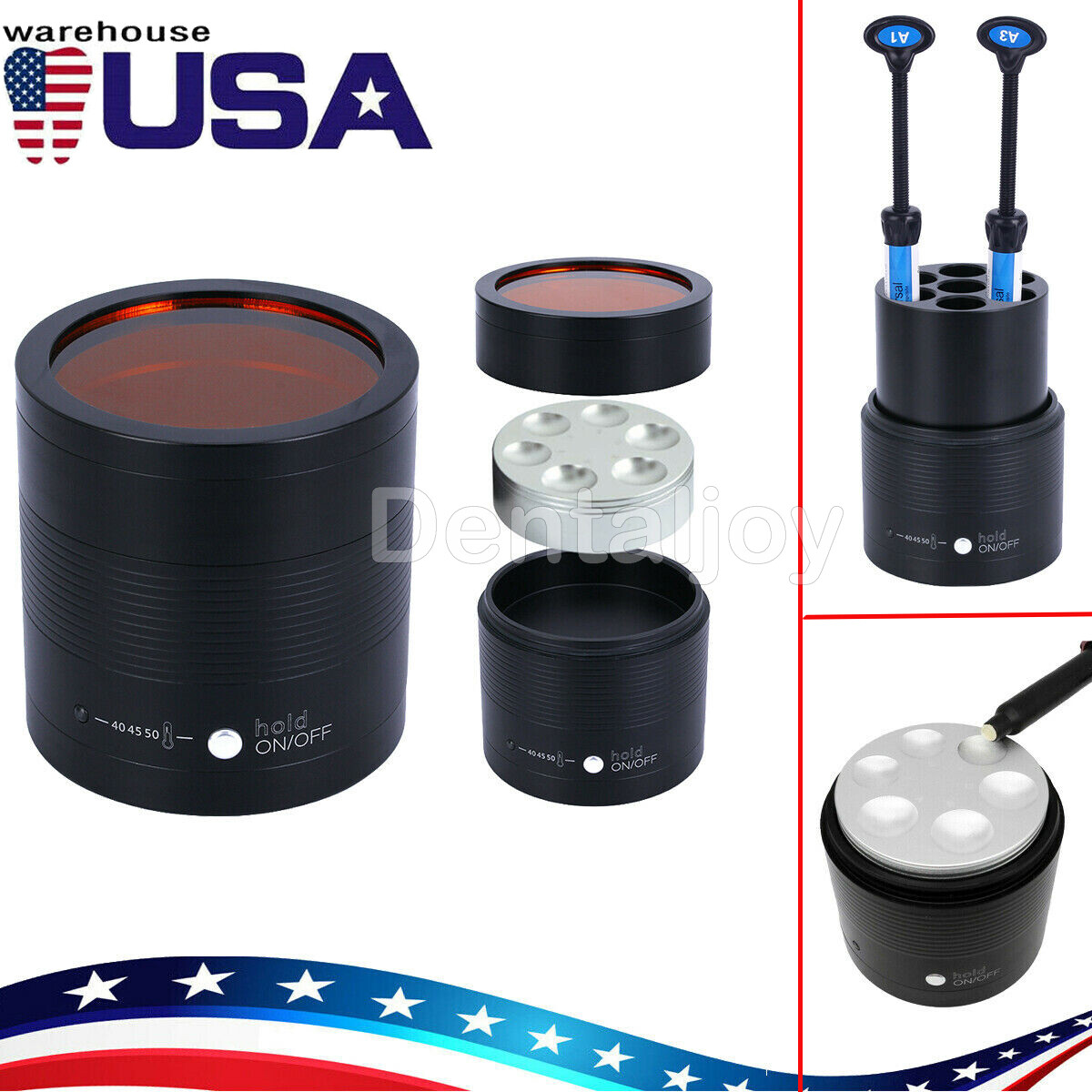 Dental Composite Resin Heater Material Soften Warmer Heating 40/45/50℃ UPS