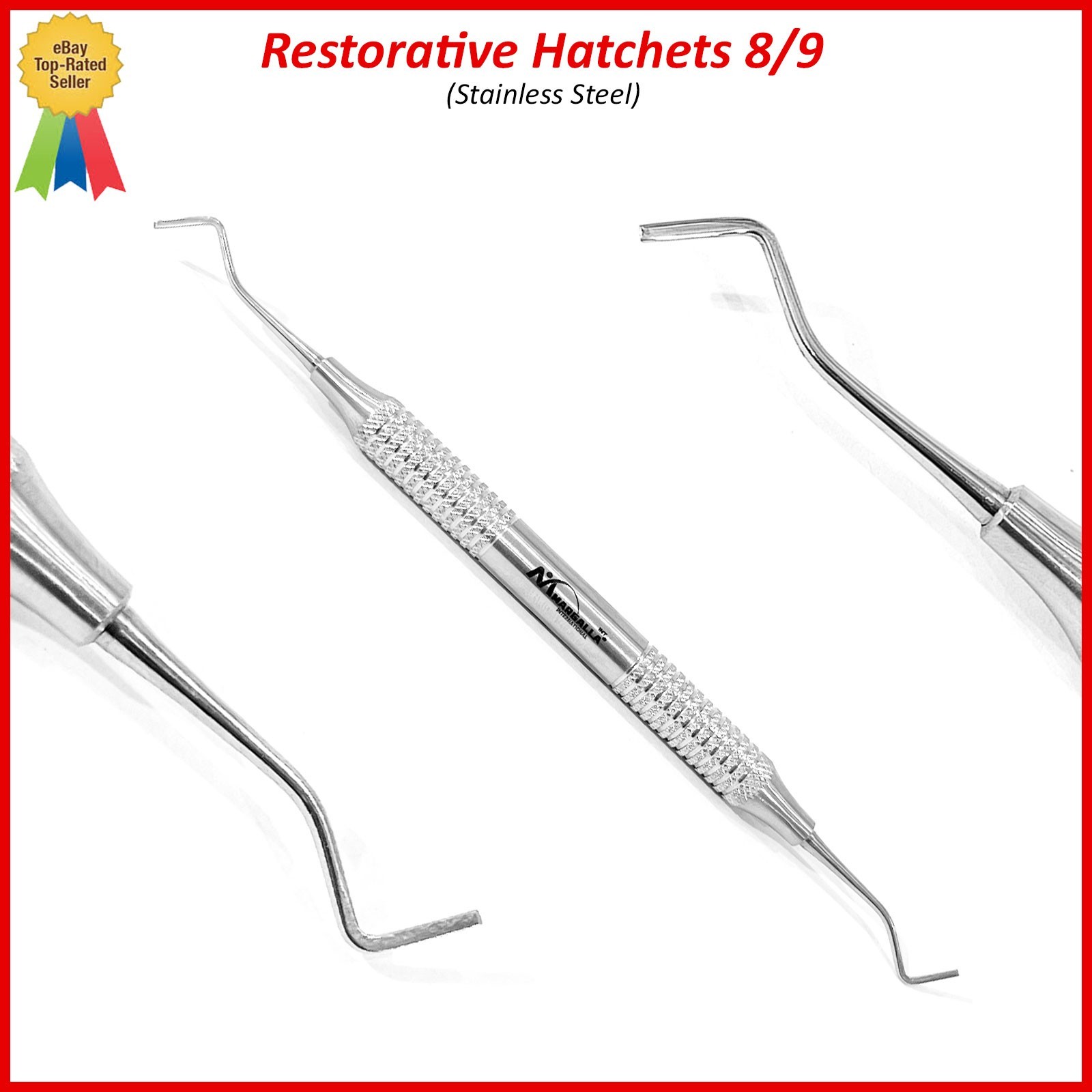 Restorative Enamel Hatchet 8/9 Double Ended German Quality Dental Instrument