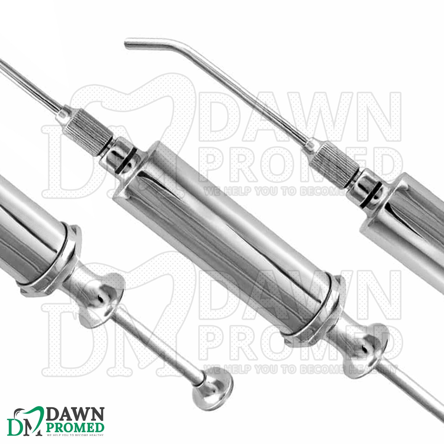 Metal Irrigation Syringe 8.5″ Dental Surgical Dentist Instrument German Grade