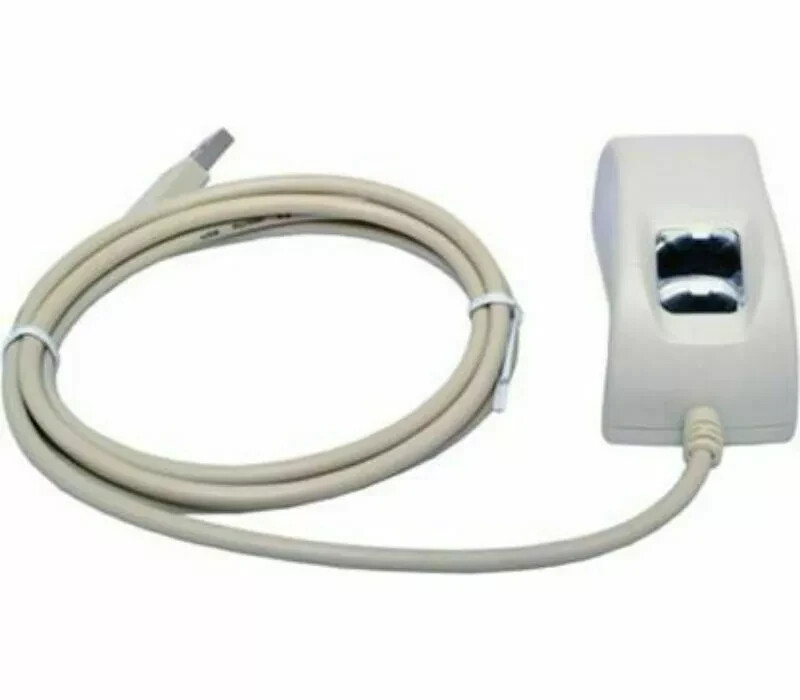Startek FM220 Biometric Fingerprint Scanner with Micro USB Port, Small, White
