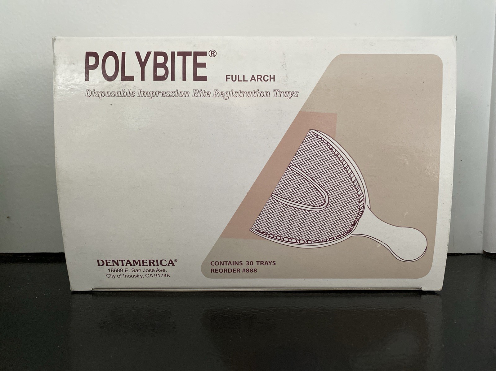 30pcs DentAmerica Polybite Disposable Impression Bite Trays–Full Arch