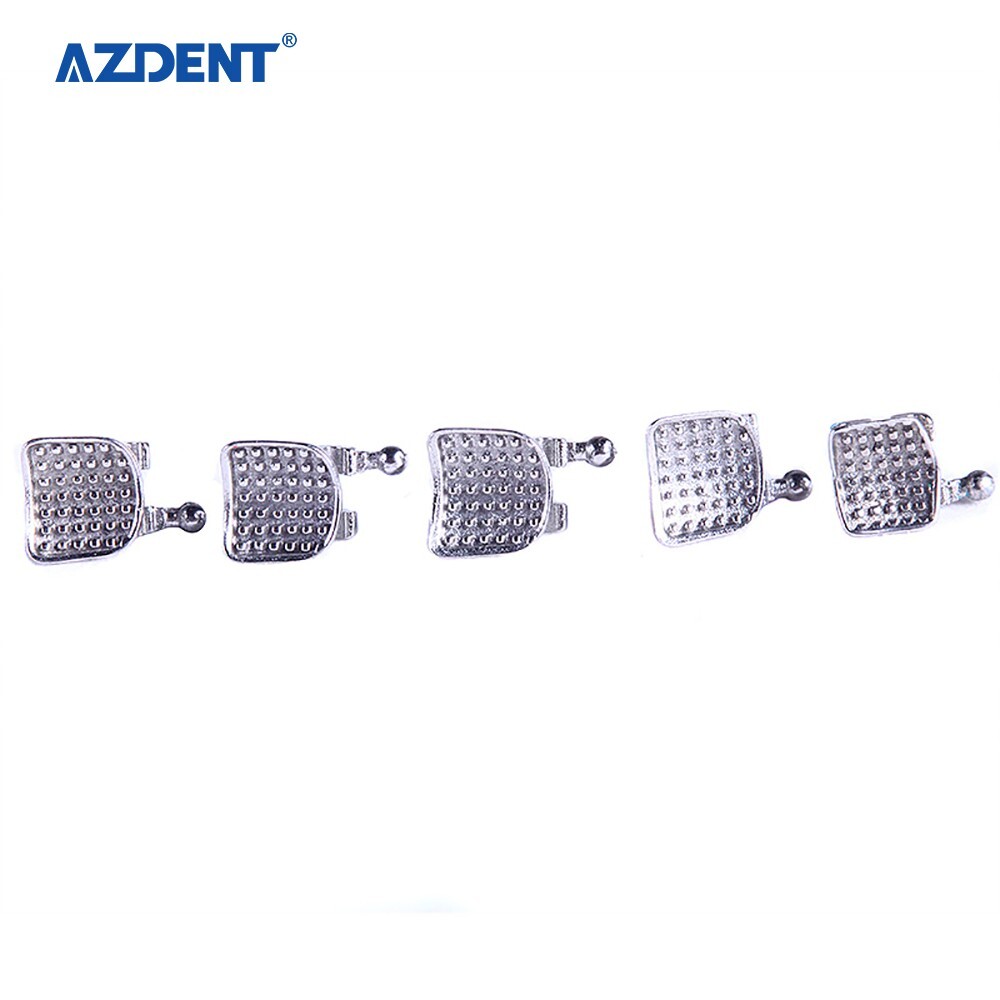 AZDENT Dental Ortho Monoblock Brackets Braces Mini Roth .018 Hooks 3-4-5