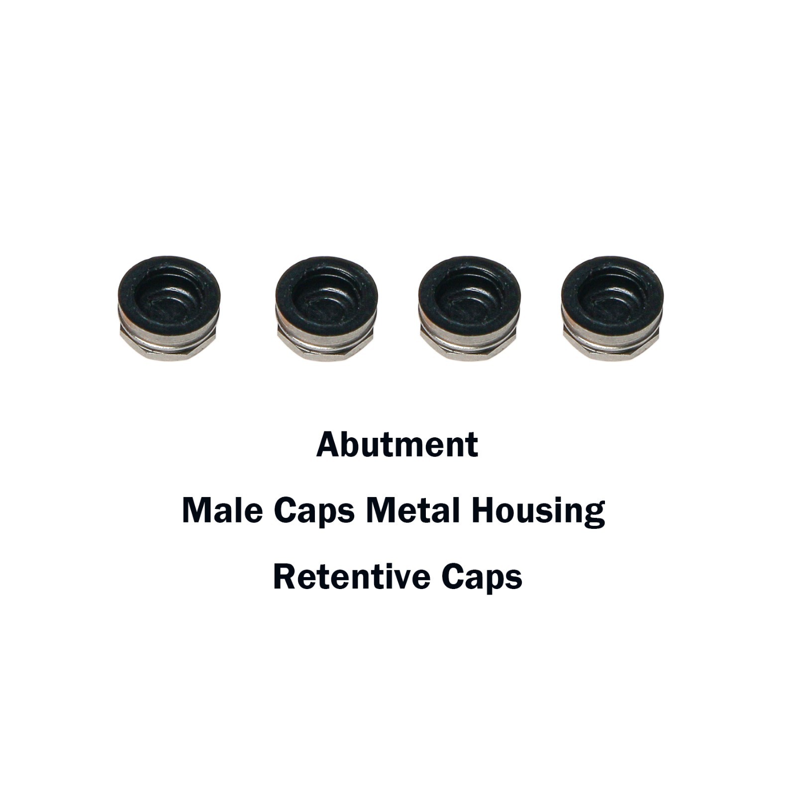 US Dental Locator Abutment& Male Cap Inserts Kit For Osstem Hiossen Mini/Regular
