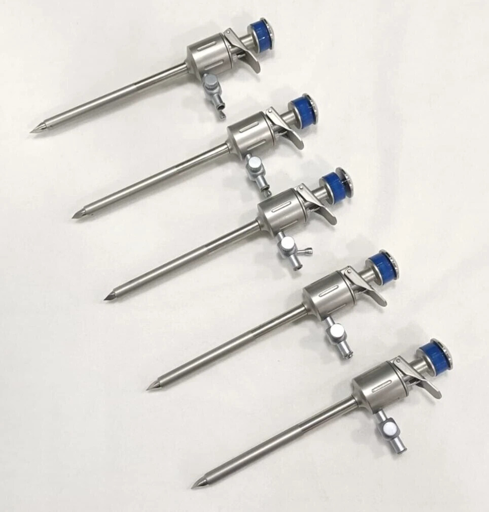 Laparoscopic Trocar Cannula 5mm Best Quality Reusable Surgical Instruments-5pc