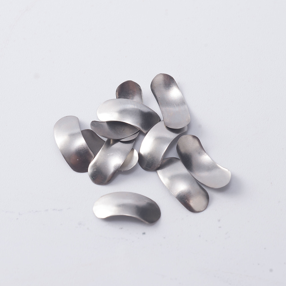 50Pcs Dental Matrices Bands Sectional Contoured Metal Matrix bands soft S/M/L US