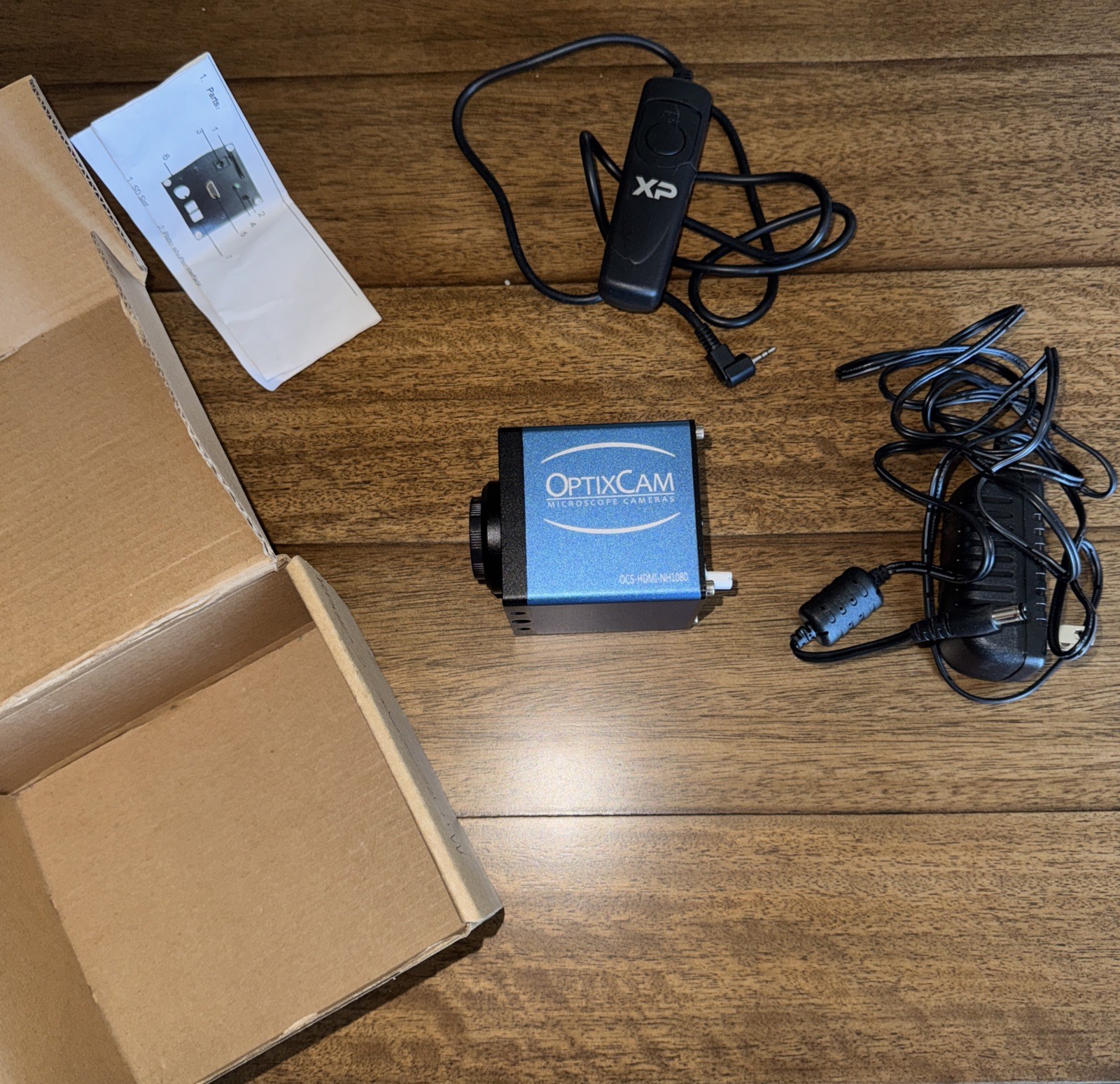 OptixCam OCS-HDMI-NH1080 Microscope Inspection Camera CMOS, C-Mount, 5VDC, 1080p