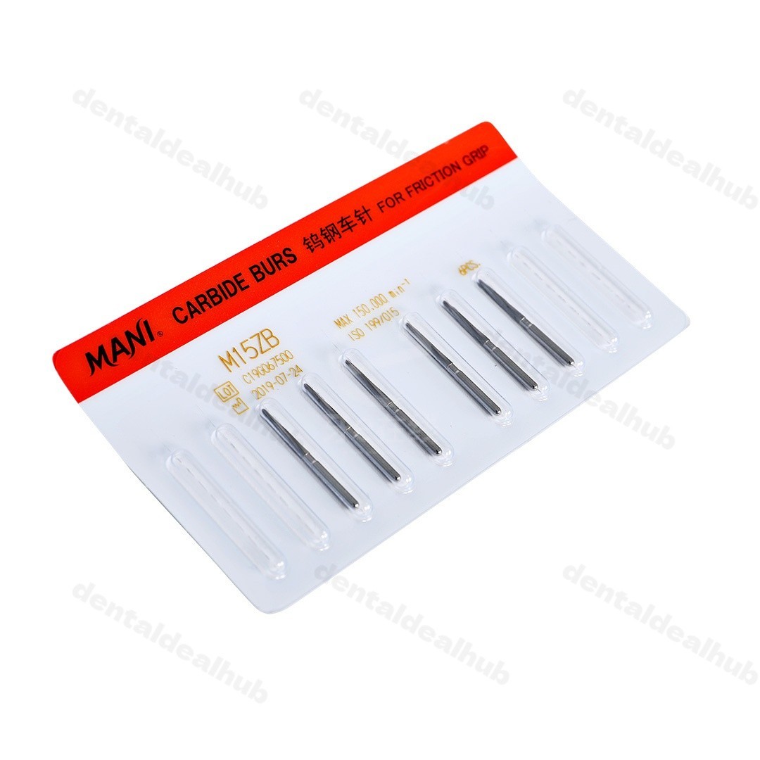 MANI Carbide Burs 6Pcs High Speed Dental Diamond Bur Set