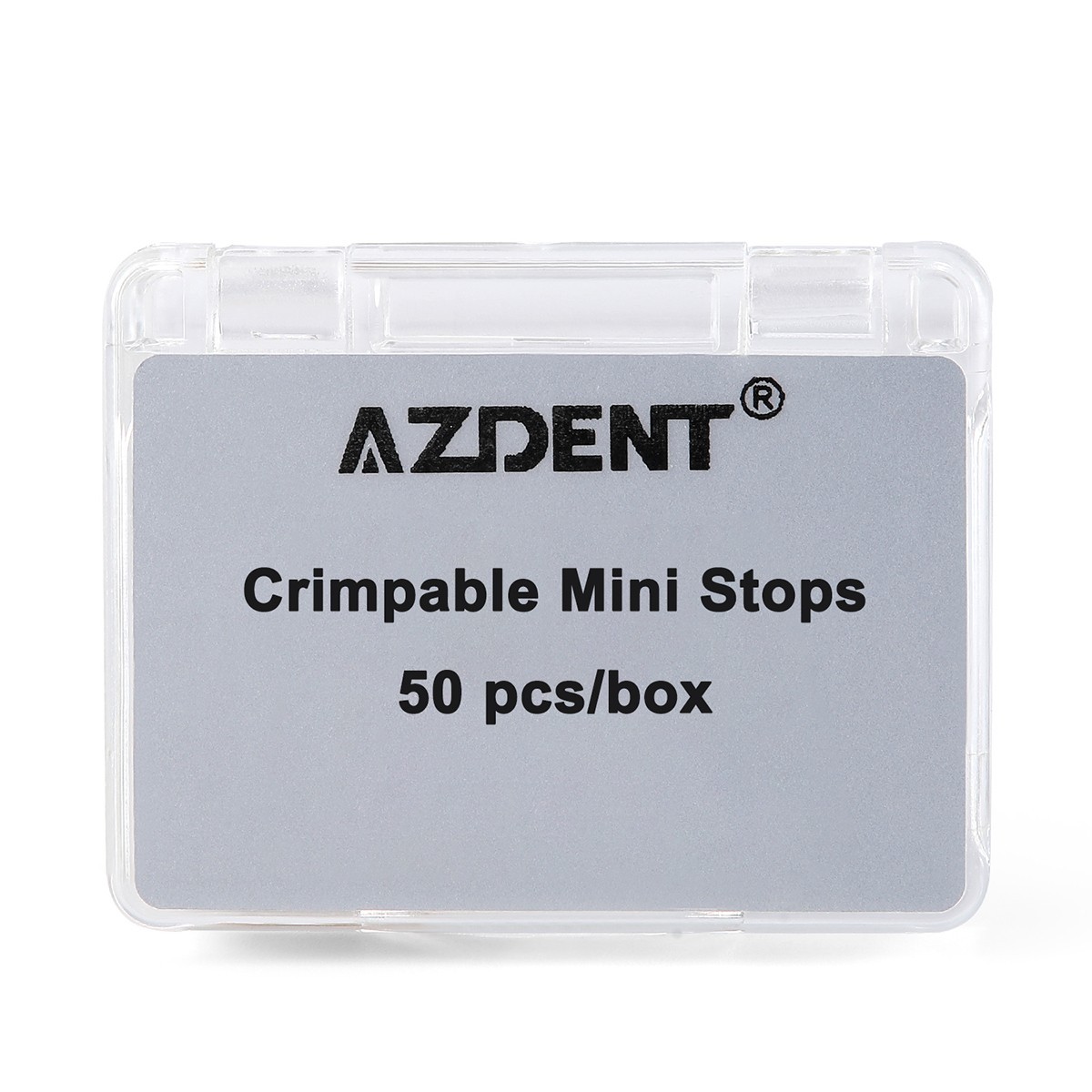 AZDENT Dental Orthodontic Crimpable Mini/Split Stops Universal 50pcs/box