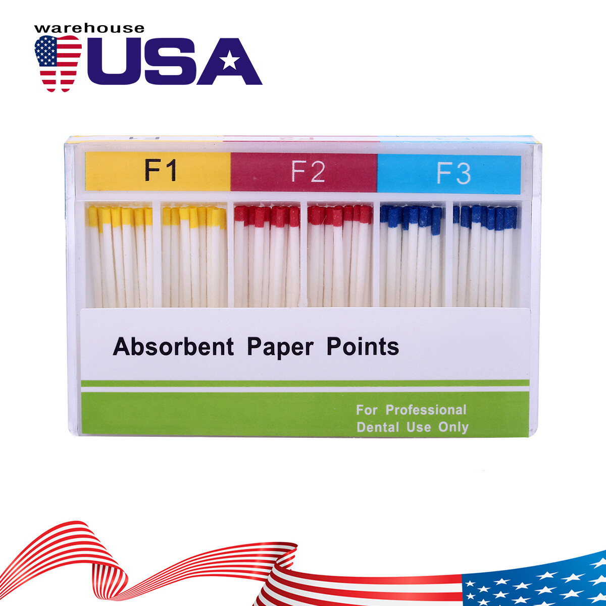 AZDENT Dental Endodontic Absorbent Paper Points/ Gutta Percha Points Root Canal