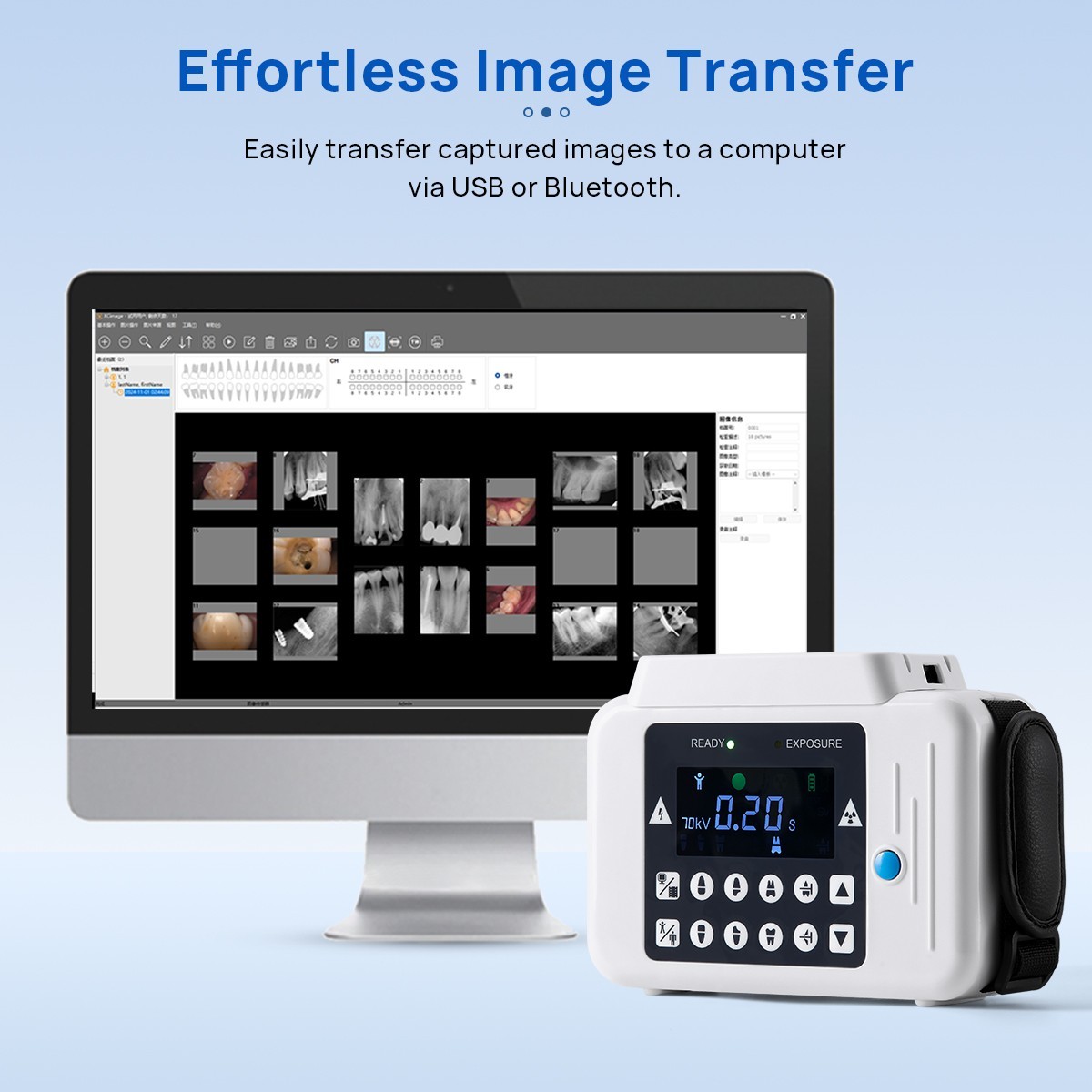 Dental Scatter Shield / X Mobile Unit Portable Ray Digital Machine /Size 1/2
