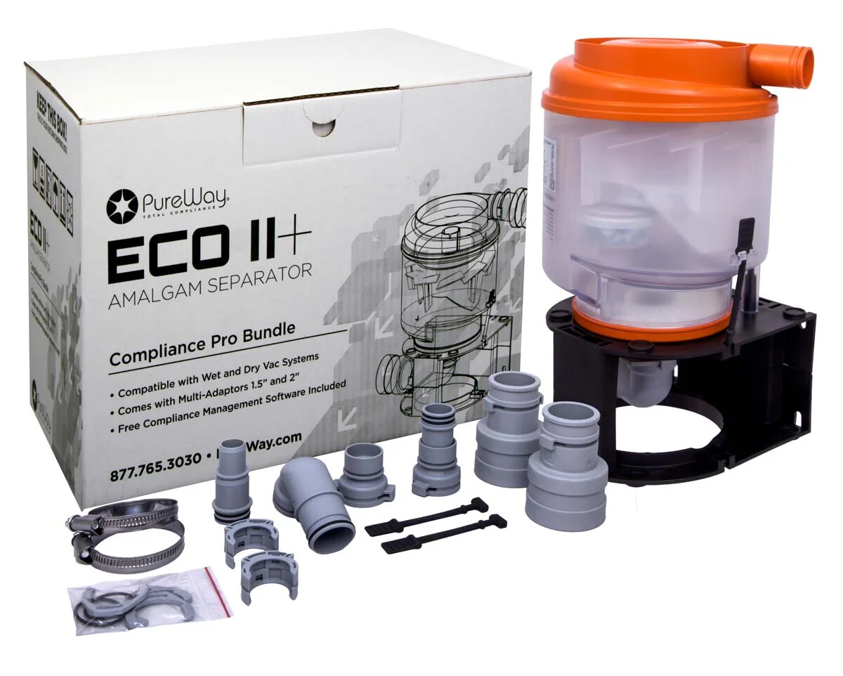 Eco II+ Dental Amalgam Separator 1-10 Chairs, 11-20 Chairs& Replacement canister