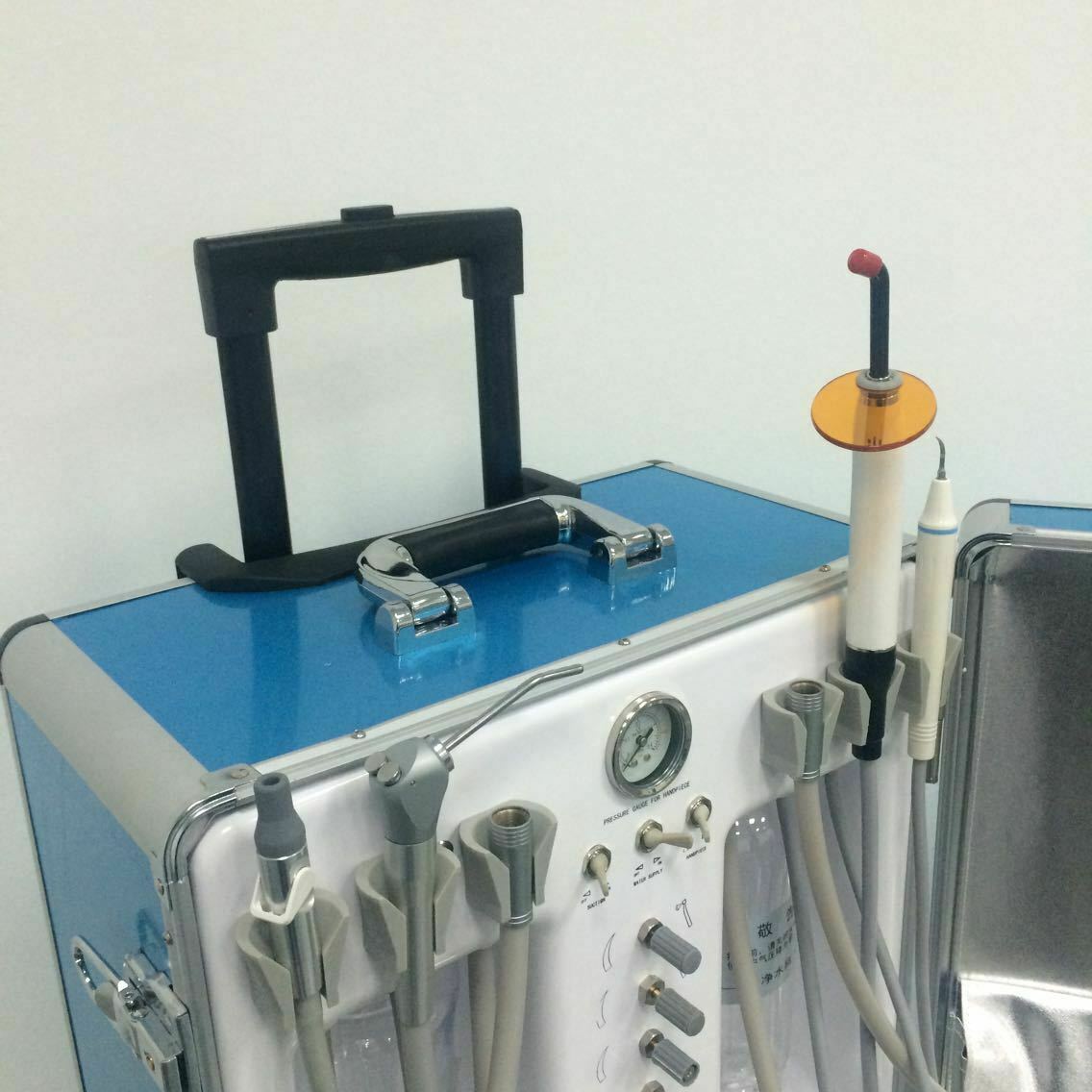 Greeloy Portable Dental Mobile Unit 206S w/ Scaler Curing Light 2H Handpiece Kit