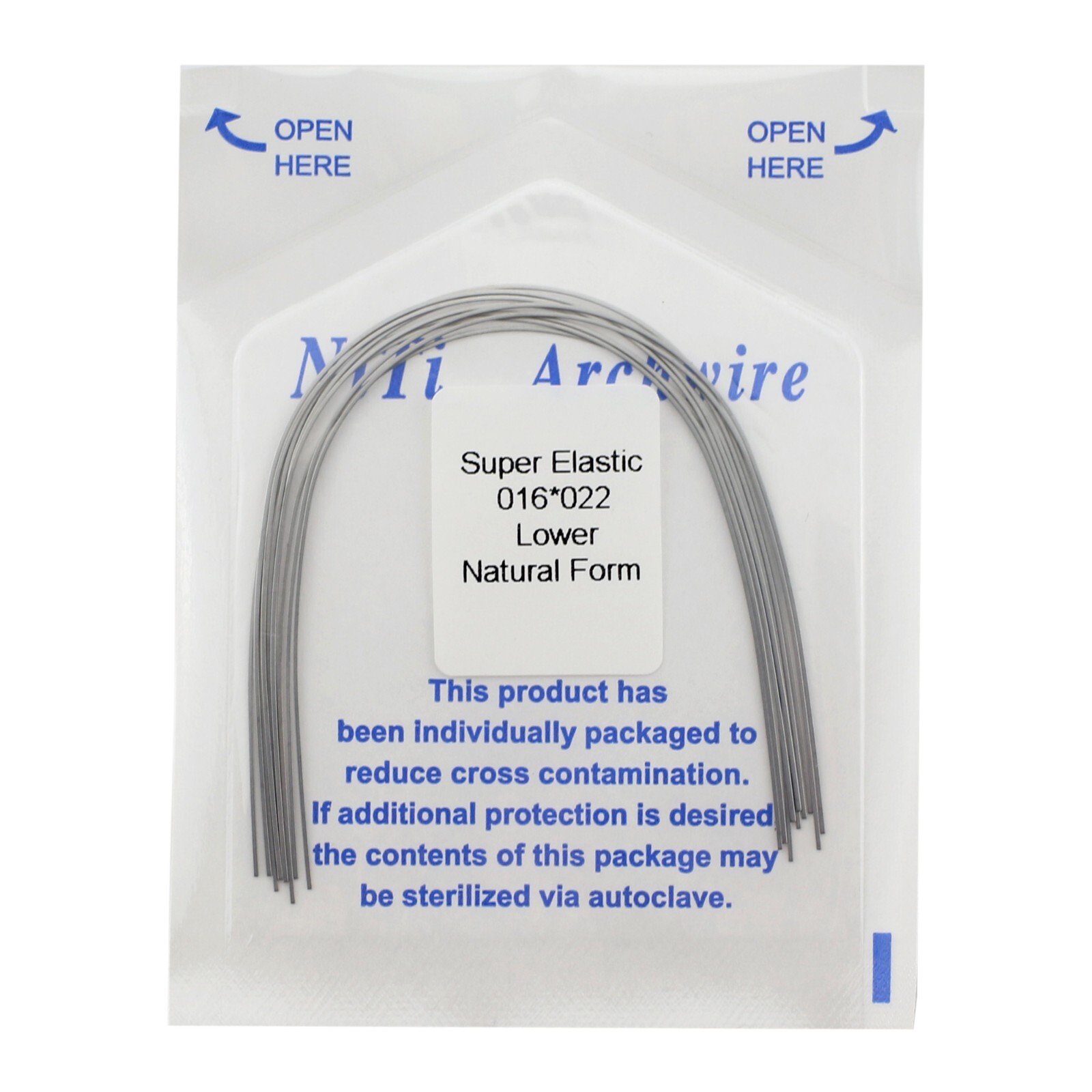 Dental Orthodontic Niti Arch Wire Elastic Rectangular Round Arcos de Ortodoncia