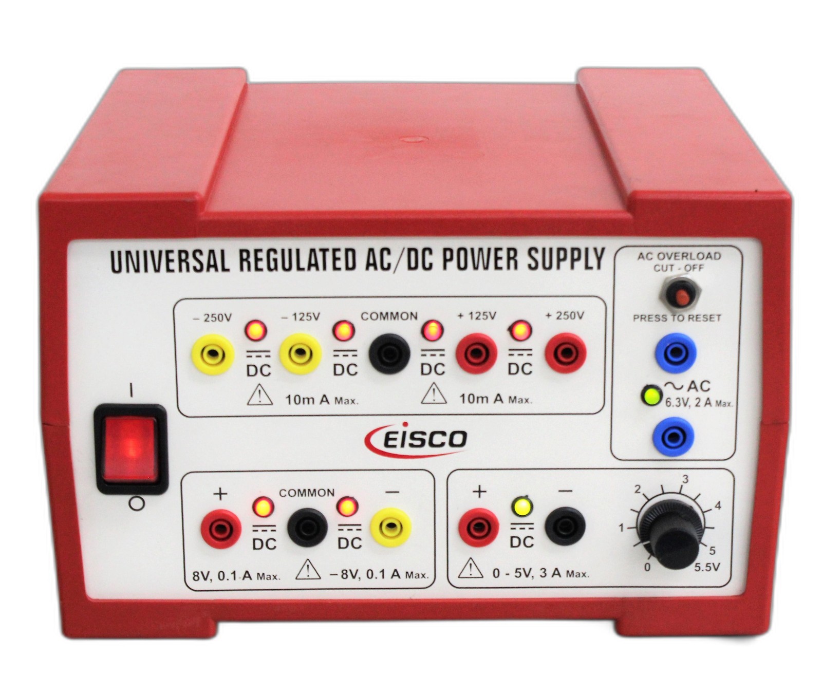 Eisco ESR-UV 1339 Universal Regulated AC/DC Power Supply 120/220V 5 (3367933)