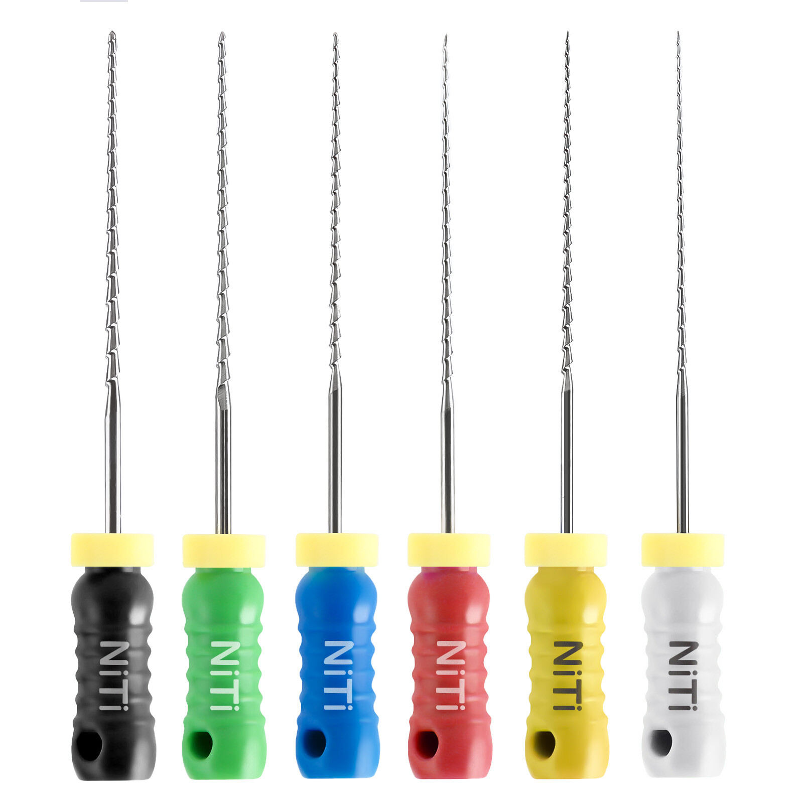 JMU Dental Nickel Titanium H-files Endo Root Canal Hand Use File #15-40 25mm 6pc