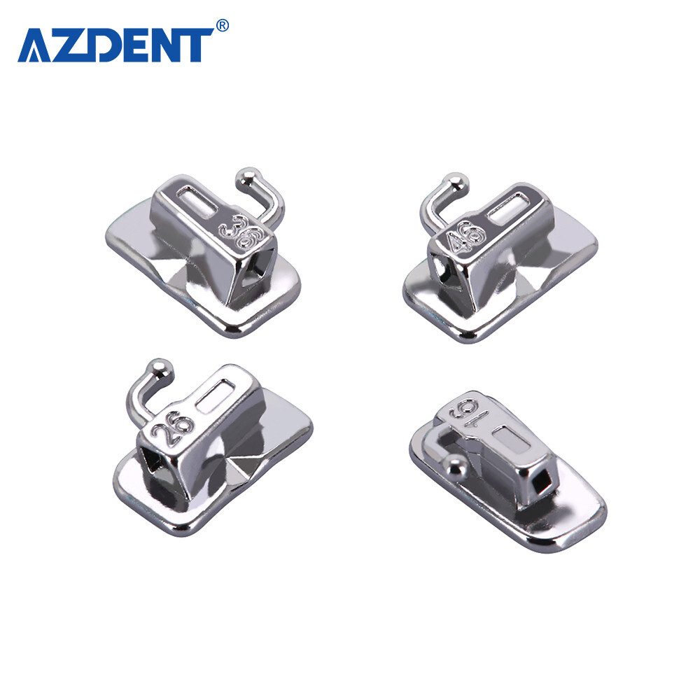 Dental Orthodontic MIM Self-Ligating Brackets Braces Mini Roth .022 Hooks 345