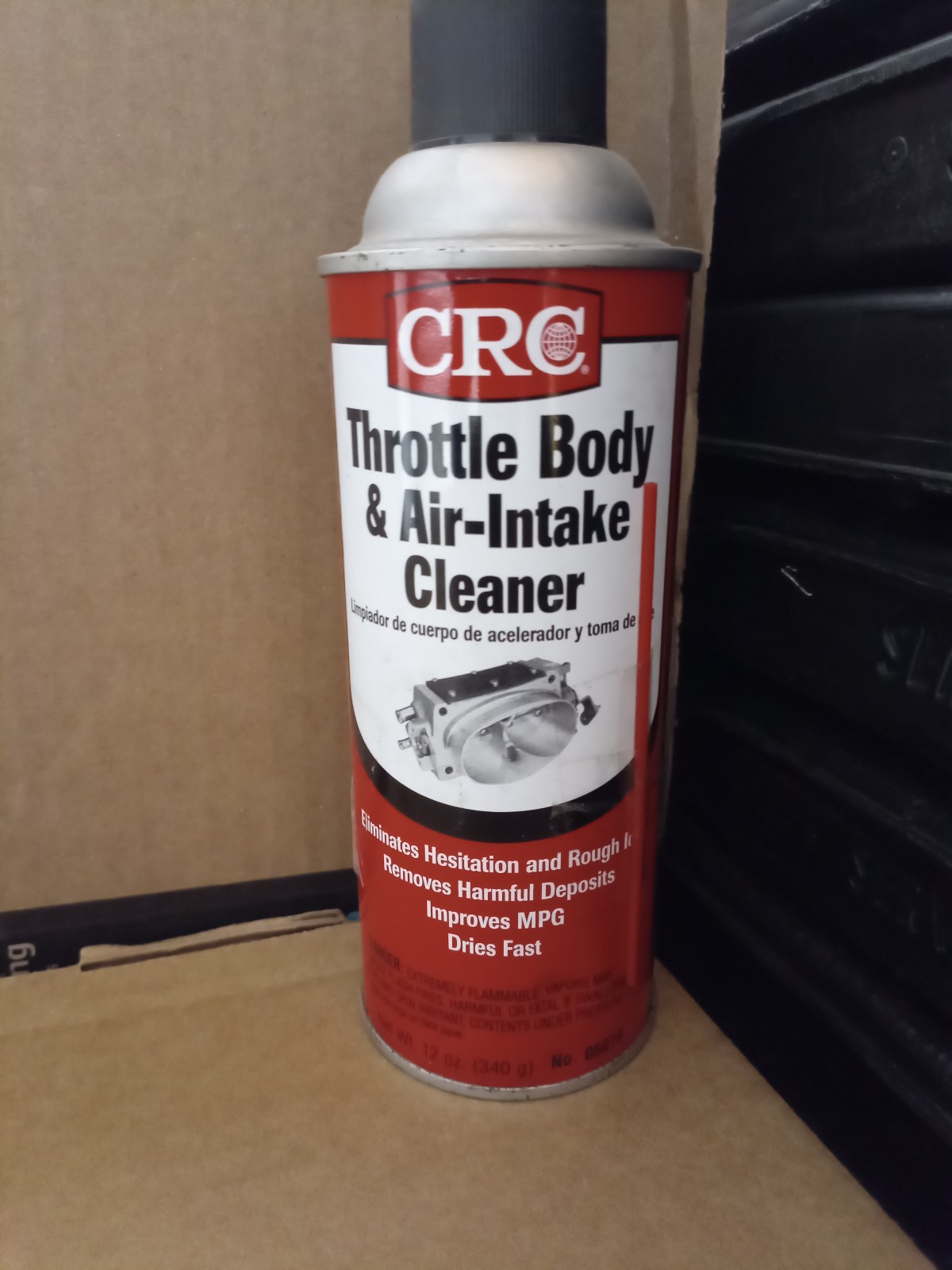 CRC 05078 Throttle Body and Air-Intake Cleaner – 12 Wt Oz. NEW