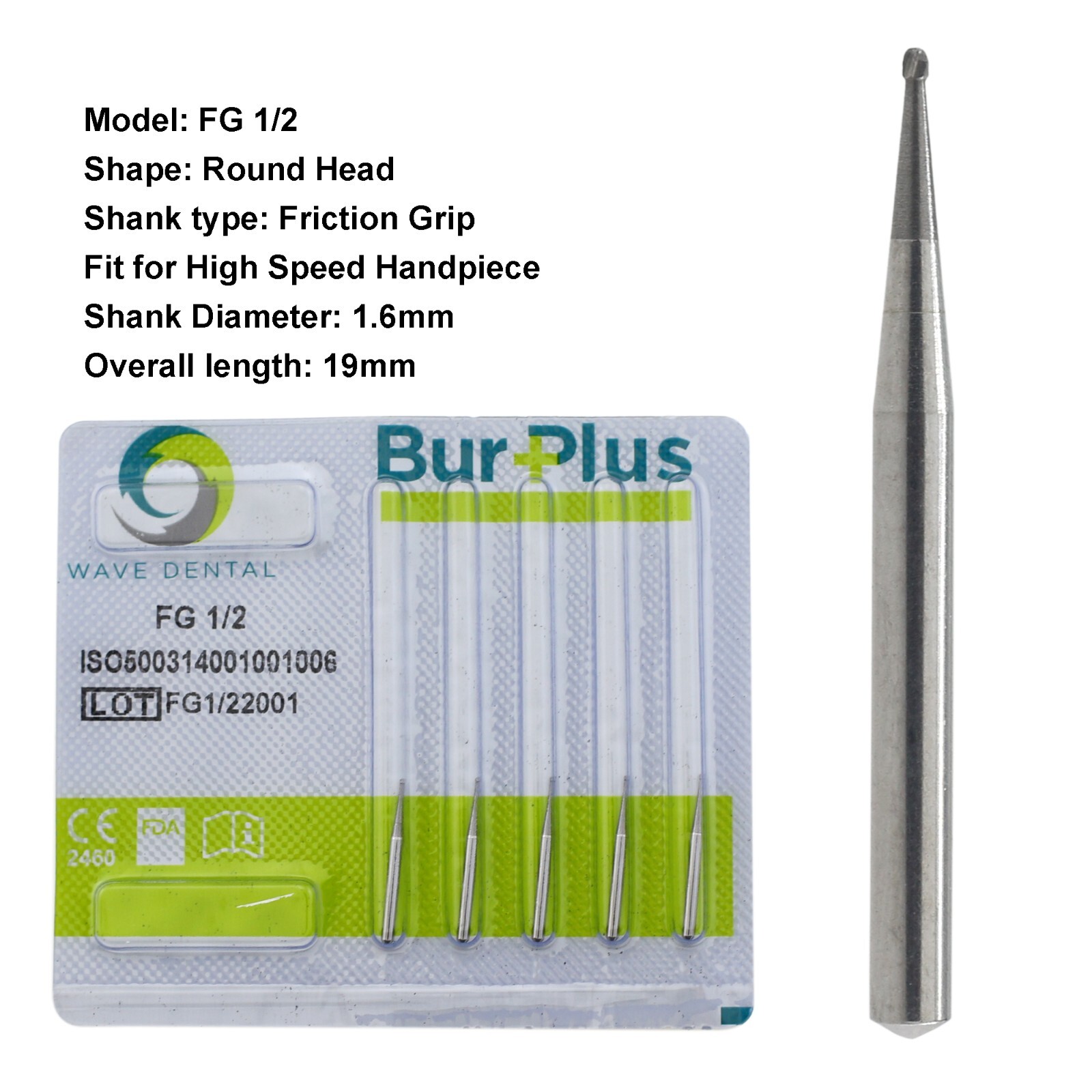 BEING Dental Turbine High Speed Handpiece KaVo Coupler 4 Hole FG Burs 330 557 2