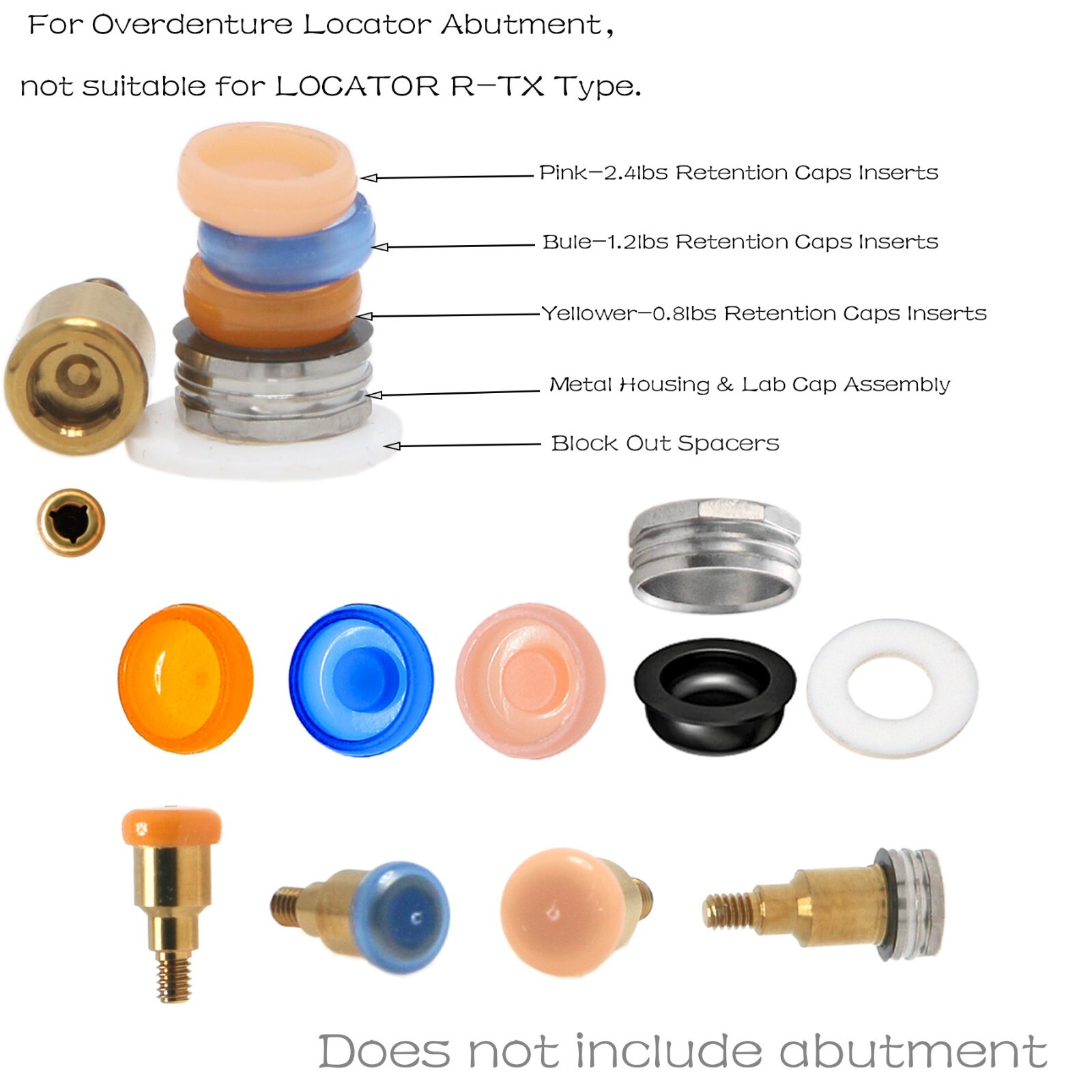 US Locator Abutment Triangular Internal for Hiossen/Nobel/Adin/Zimmer Implants