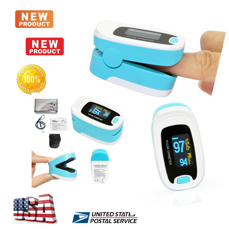 FDA Finger Tip Pulse Oximeter Blood Oxygen Meter Rate Monitor OLED CONTEC CMS50N