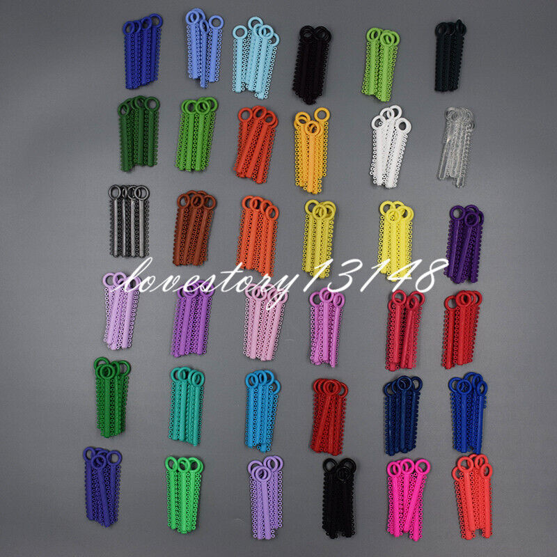 1040Pcs Dental Orthodontic Elastic Braces Rubber Ligature Tie 37 Color to Choose