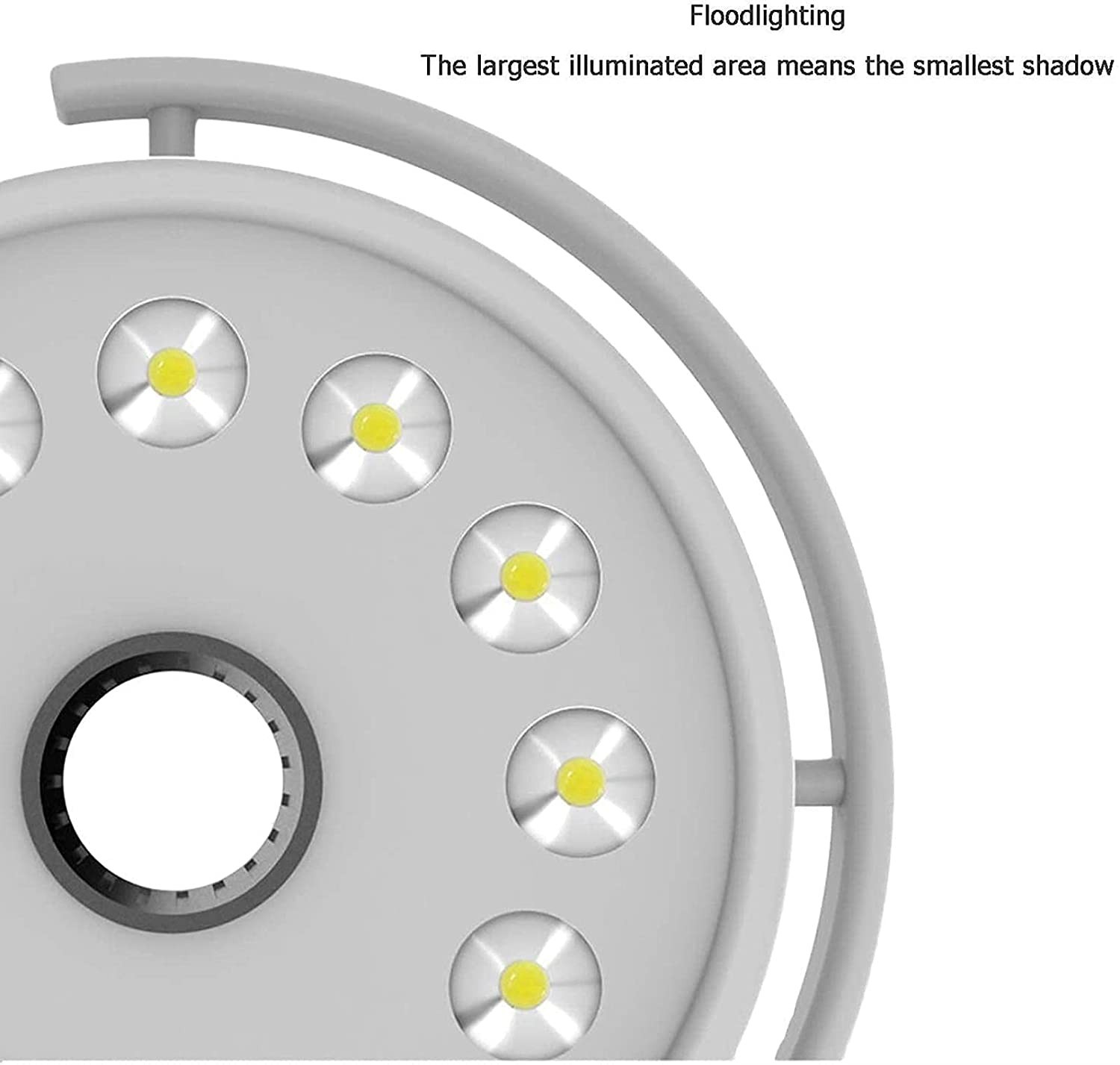 Dental Medical 36W LED Ceiling Mounted Exam Cold Light Shadowless Lamp 800mm US