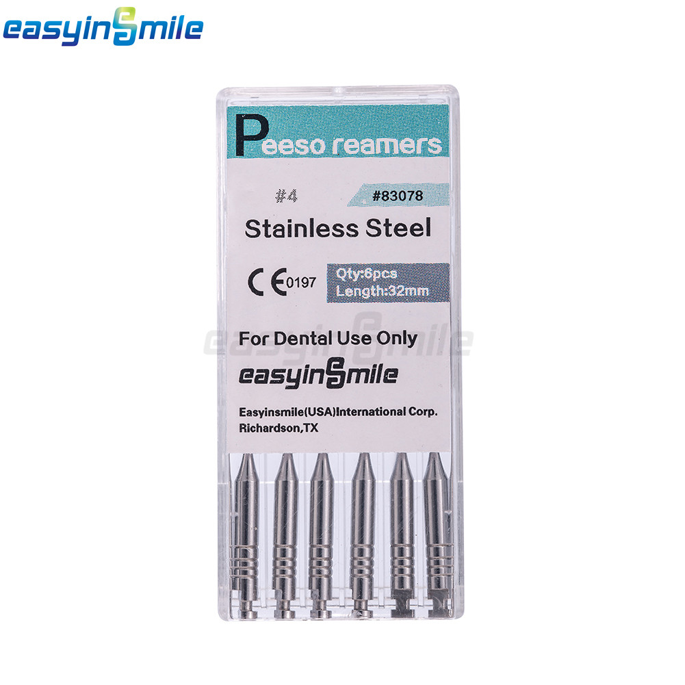10pack Dental Endo Pesso Reamers/Glidden Gates Drill Spiral Burs Root Canal #1-6