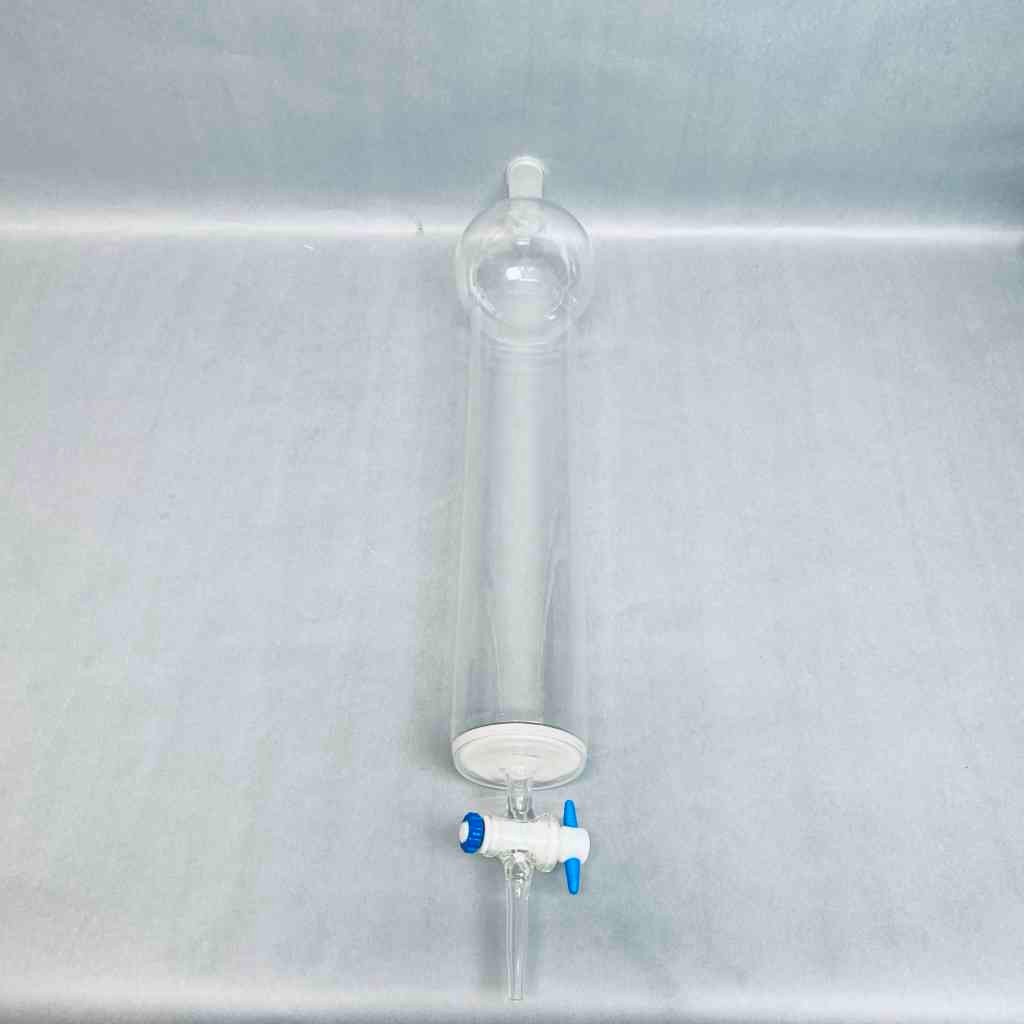 SC Glass Tech Chromatography Column 24/40 500ml Reservoir 2.5 x 12 in. with Stpk