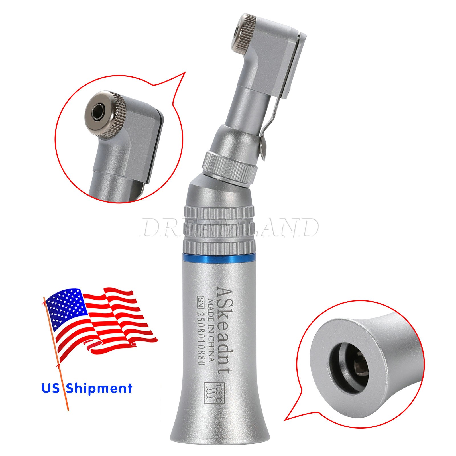 Dental Ultrasonic Scaler Handpiece/Tips/Wrench/fit EMS Woodpecker/NSK/SATELEC