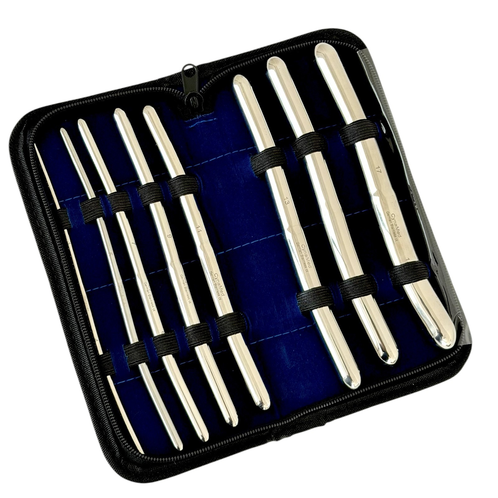 CYNAMED USA PREMIUM 8 HEGAR DILATOR SOUNDS SET 7.5″GYNO SURGICAL INSTRUMENTS