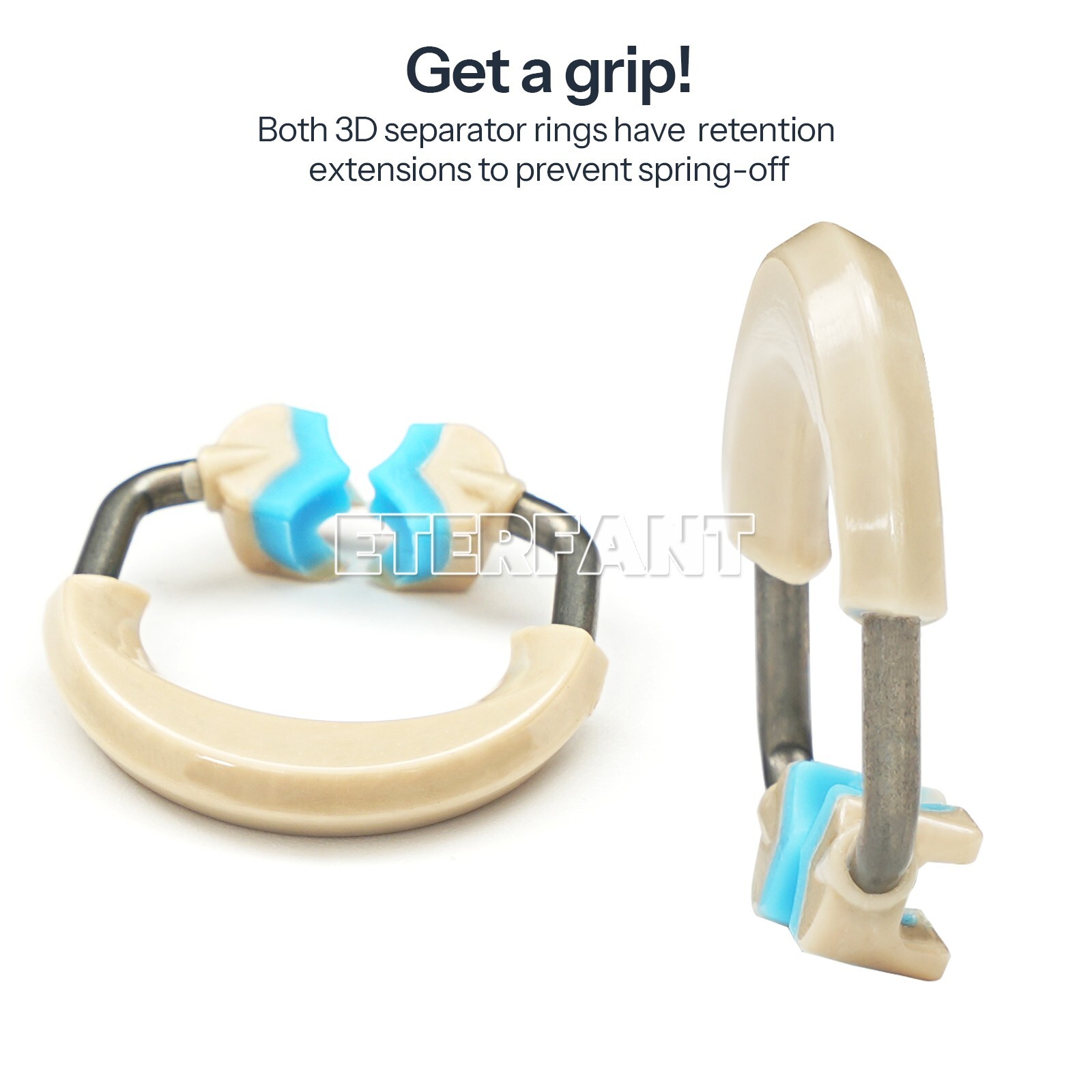 Dental Autoclavable Matrix Bands Rings Matrices Clip Clamp Titanium Fit Garrison