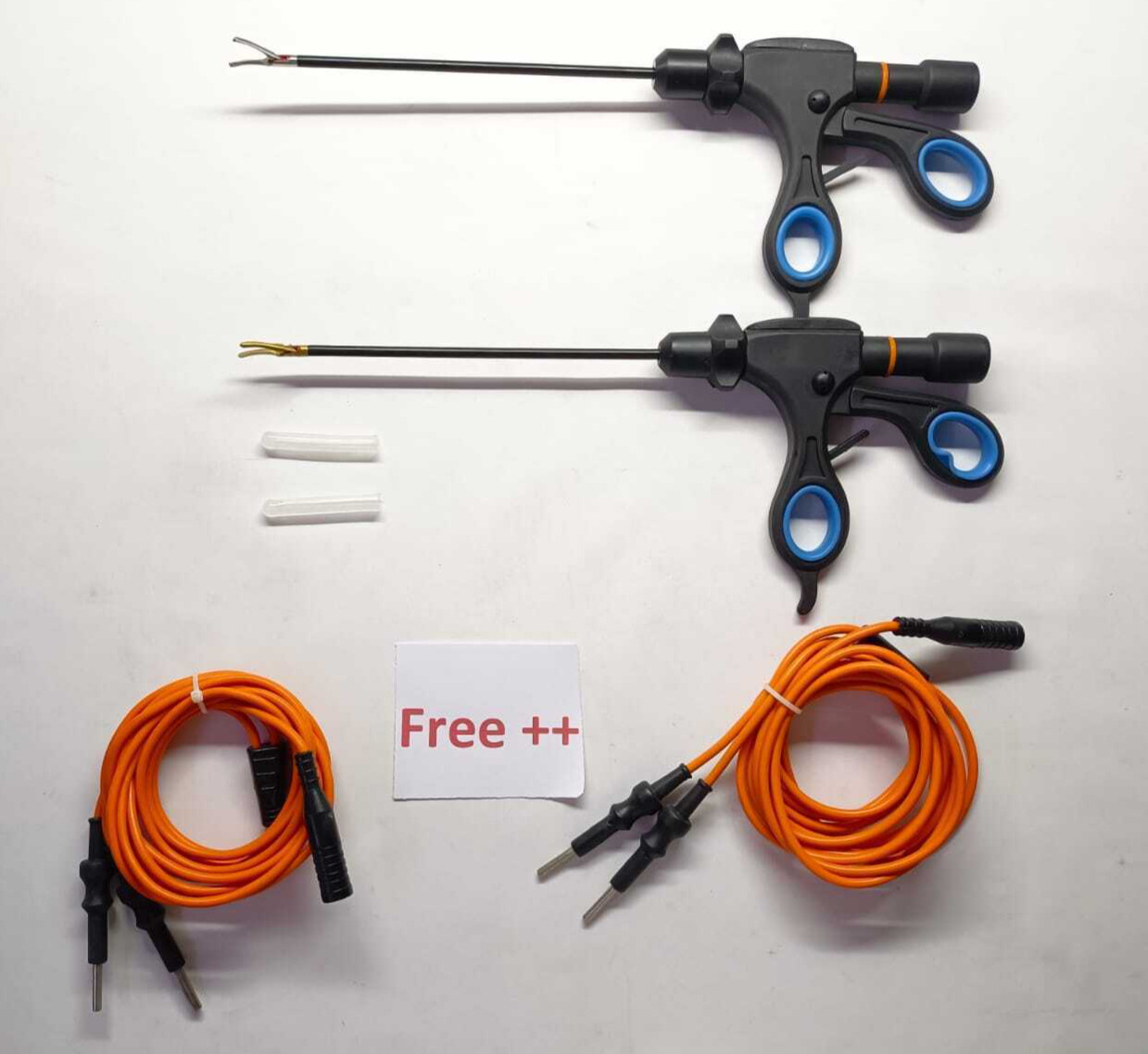 Laparoscopic Bipolar Sealer Cutter 5mm Gold/Silver Jaw With Cable Reusable -2Set