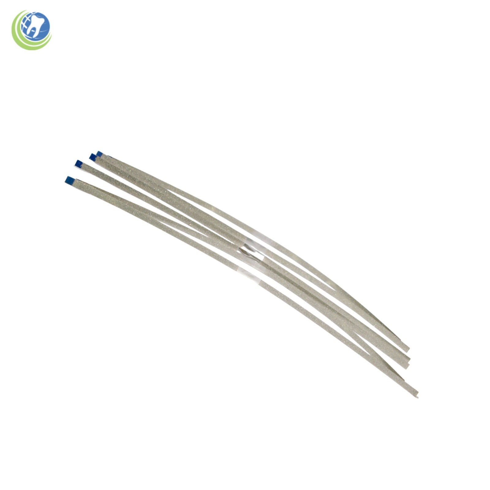 Dental Stainless Steel Diamond Polishing Strips 2.5mm Single Side Interproximal