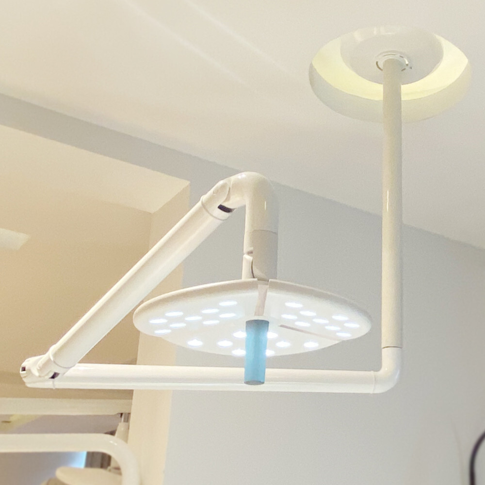 36W Ceiling-Mounted Dental Shadowless LED Exam Light Surgery ENT Operation Lamp