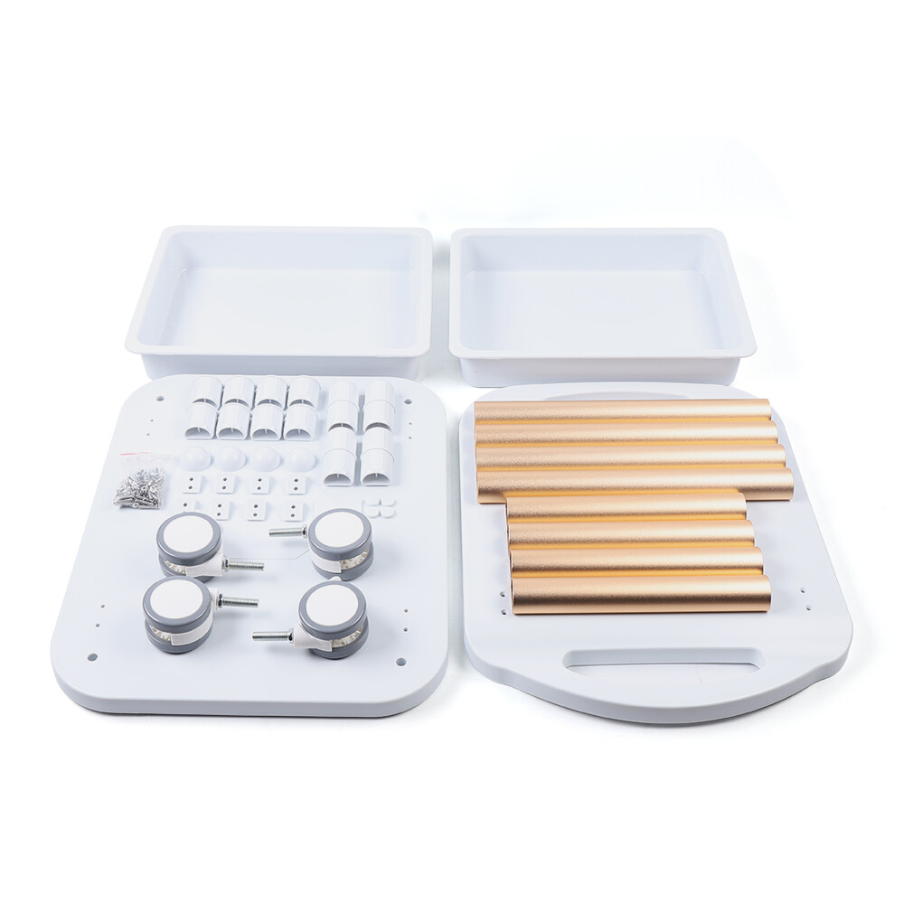 4-Layers Trolley Cart Stand Ultrasonic Cavitation RF Beauty Spa Salon Machine