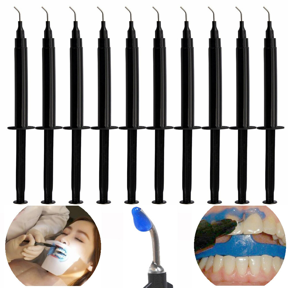 10PCS Dental Gum Dam Gingival Barrier Protection Gel 3ml Syringe Teeth Whitening