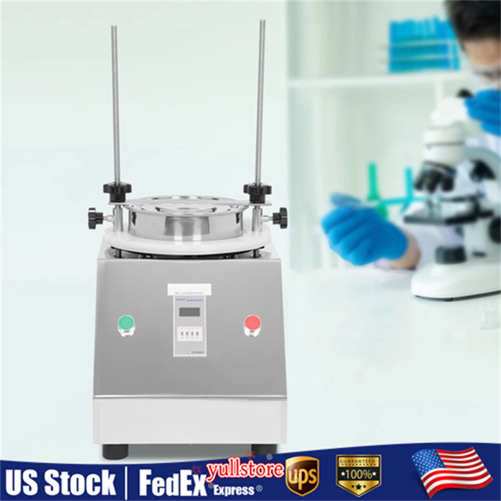 Electric Vibrating Screen Sieve Shaker Machine 200mm 110V Lab Sieve Shaker US