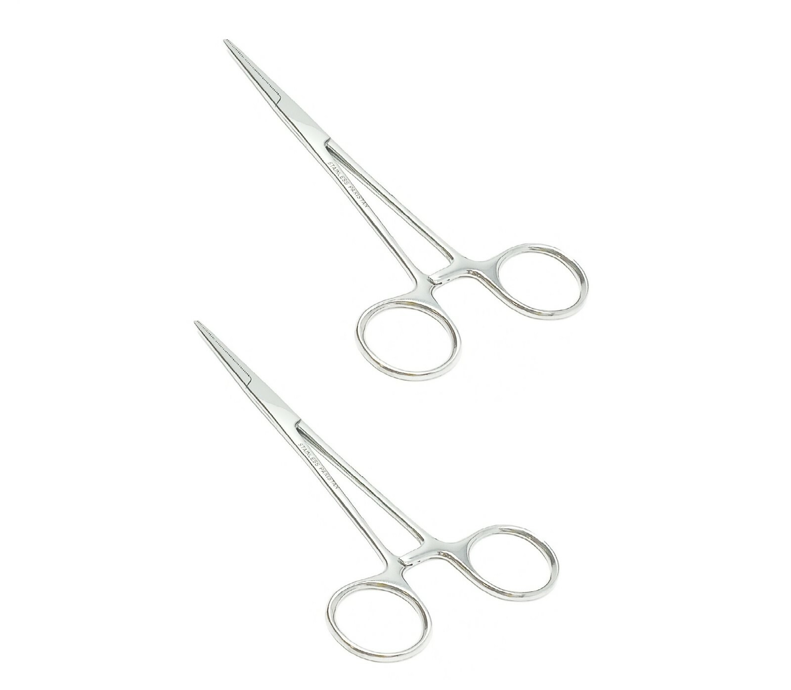 2 Pcs Premium Crile Hemostat Locking Forceps 5.5″ Straight Surgical Instrument