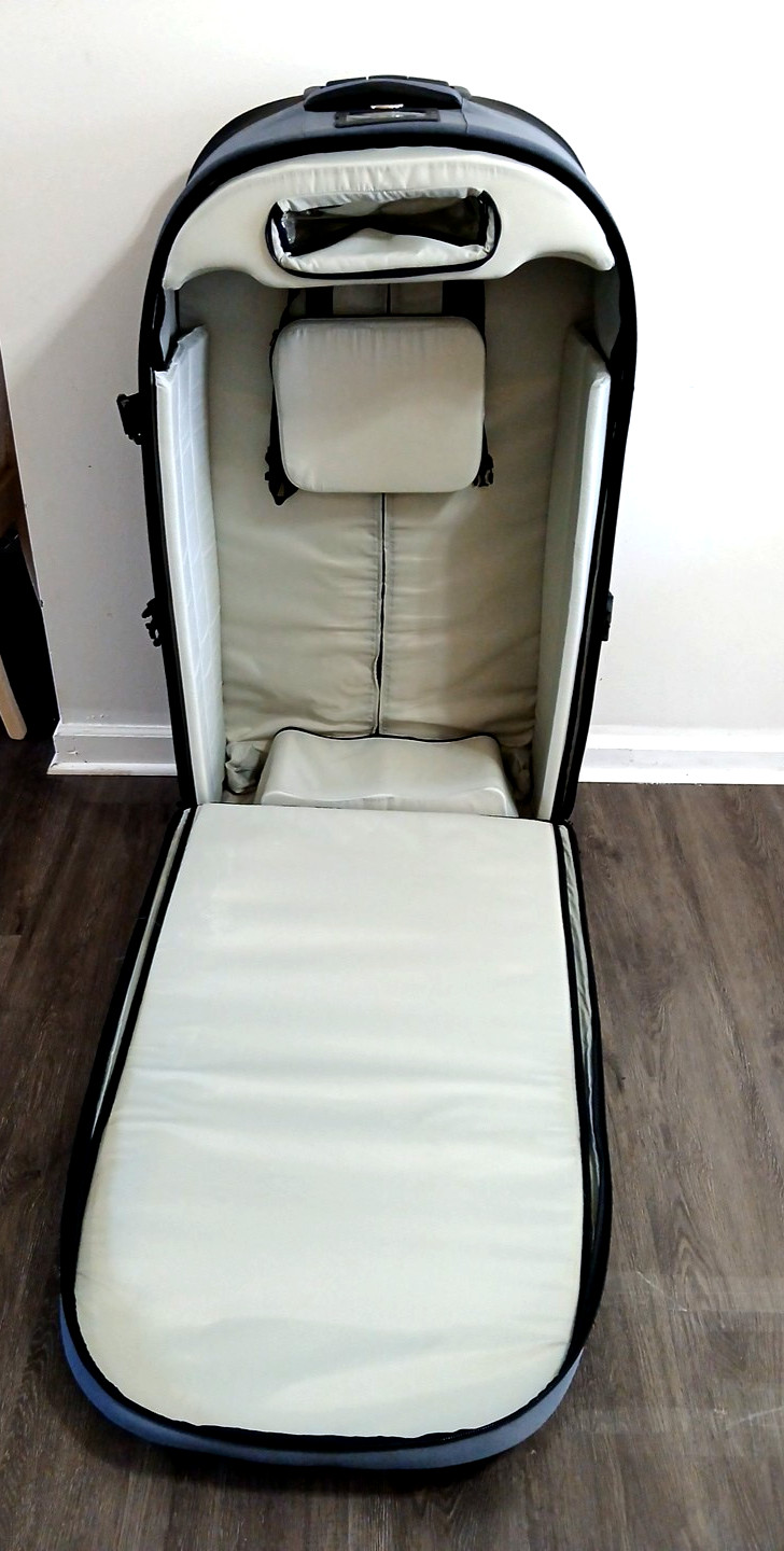 Laerdal SimMan ALS CPR Manikin Equipment Rolling Case Bag w/ pads, extra wheels