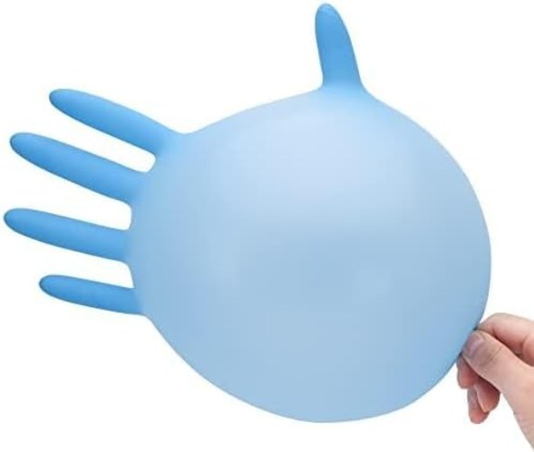 Multipurpose Blue Nitrile Gloves, Large Size, Latex-Free, 100 Gloves per Box