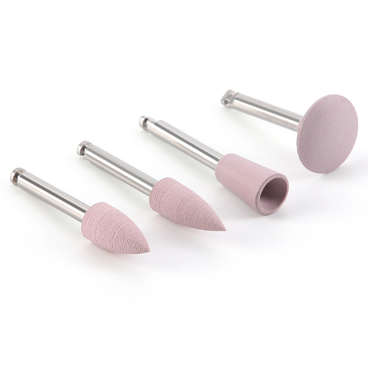 12pcs Dental Silicone Head Burs Composite Polishing Grinding Low-speed Handpiece