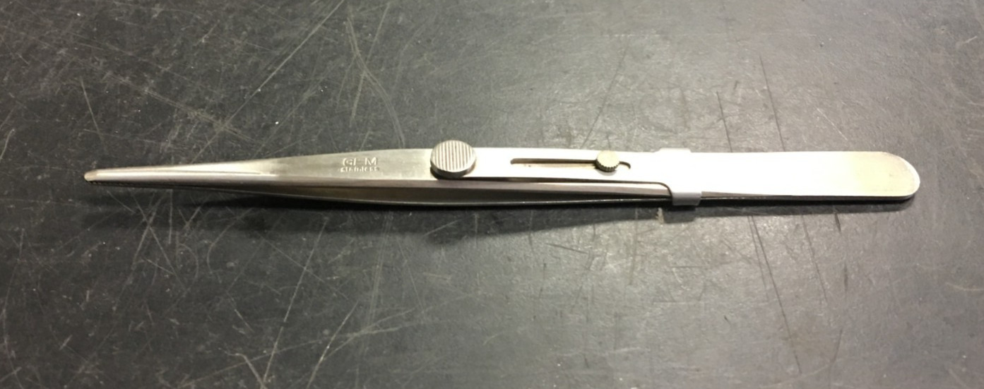 GEM, Medical Surgical Dressing Forceps Tweezer 6” Stainless Steel, SWITZERLAND
