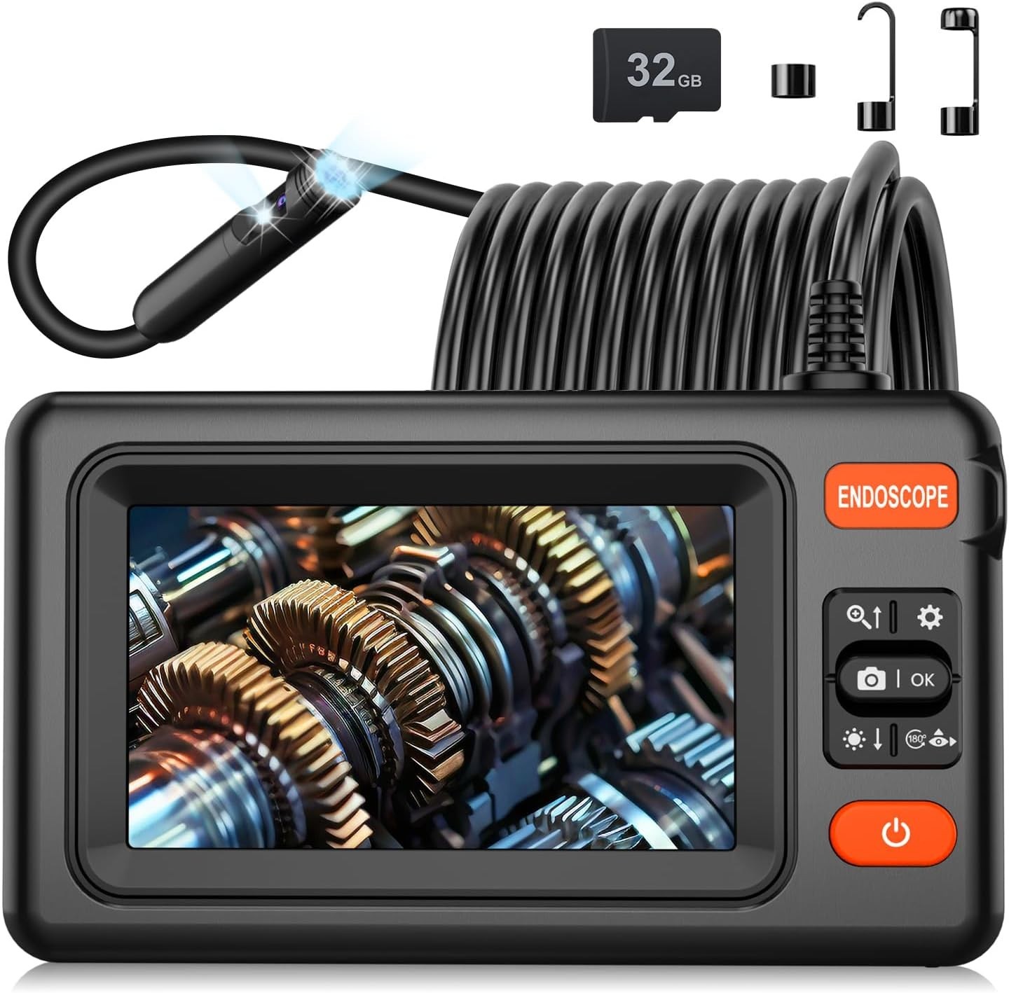 All-In-One Borescope Camera for DIY & Professional Use – Waterproof & Versatile