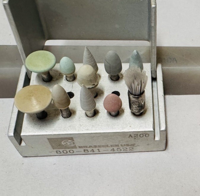 Brassler USA 11 Piece Polishing System Kit Model A-200 Aluminum Block