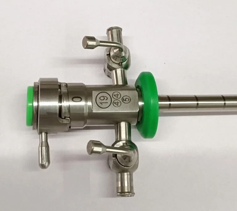 19 FR Laparoscopic Cystoscope-Urethroscope Sheath Obturator Instrument 302mm