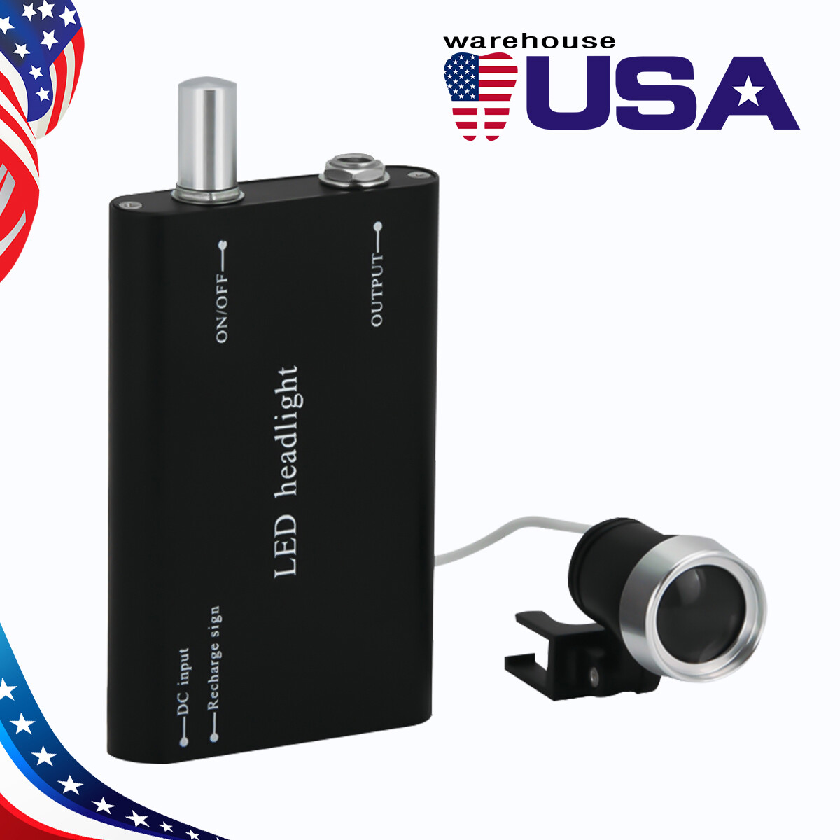 Dental LED Head Light Lamp For Dental Surgery Medical Binocular Loupes Magnifier
