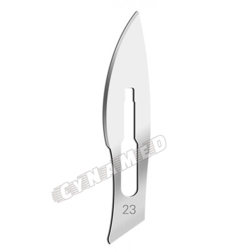 Disposable Scalpel Blades No.23 With Plastic Handle ( Box of 10 ) Sterile
