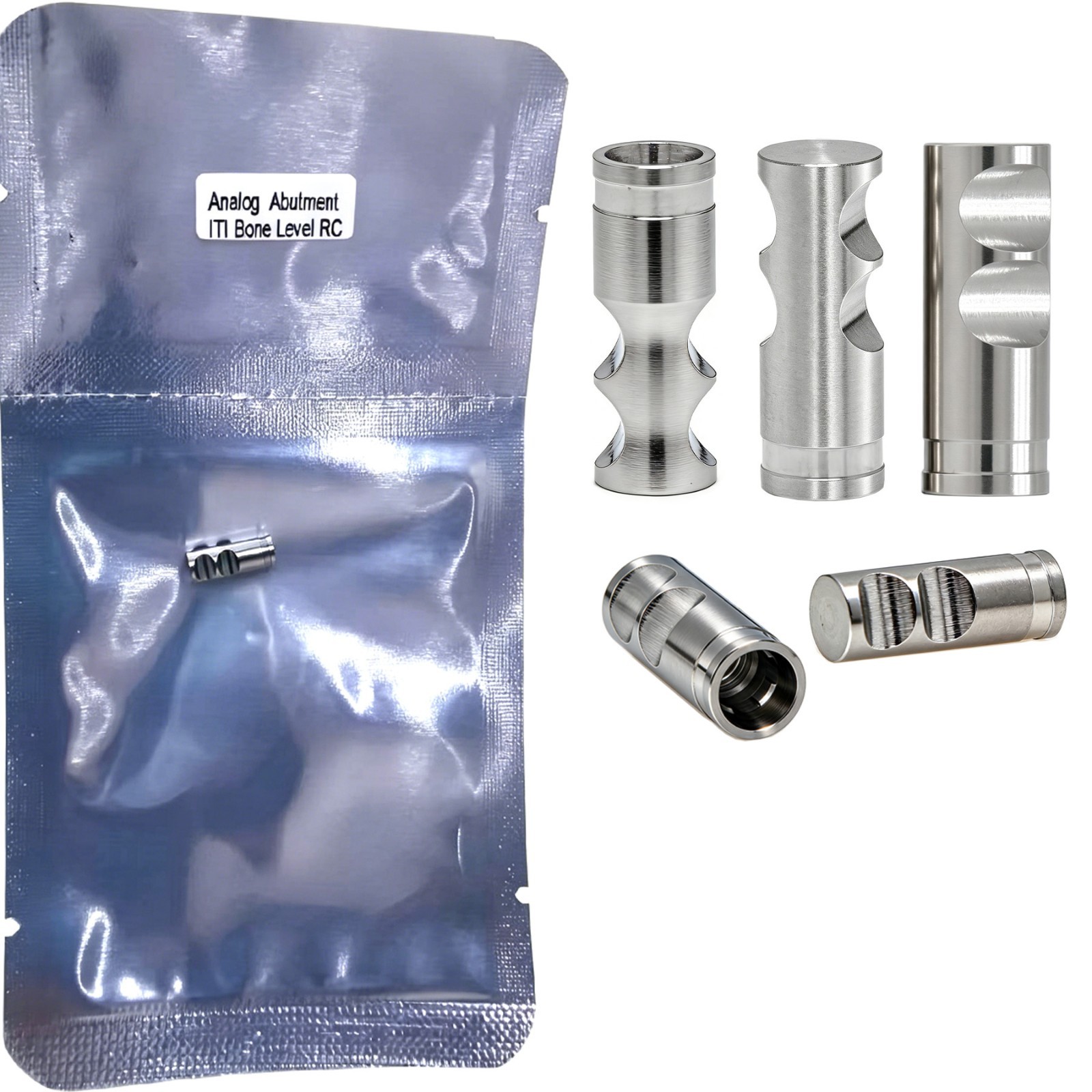 US 5Pcs Dental Lab Analog Straumann Bone Level Compatible Ø4.1/4.8mm RC Replica