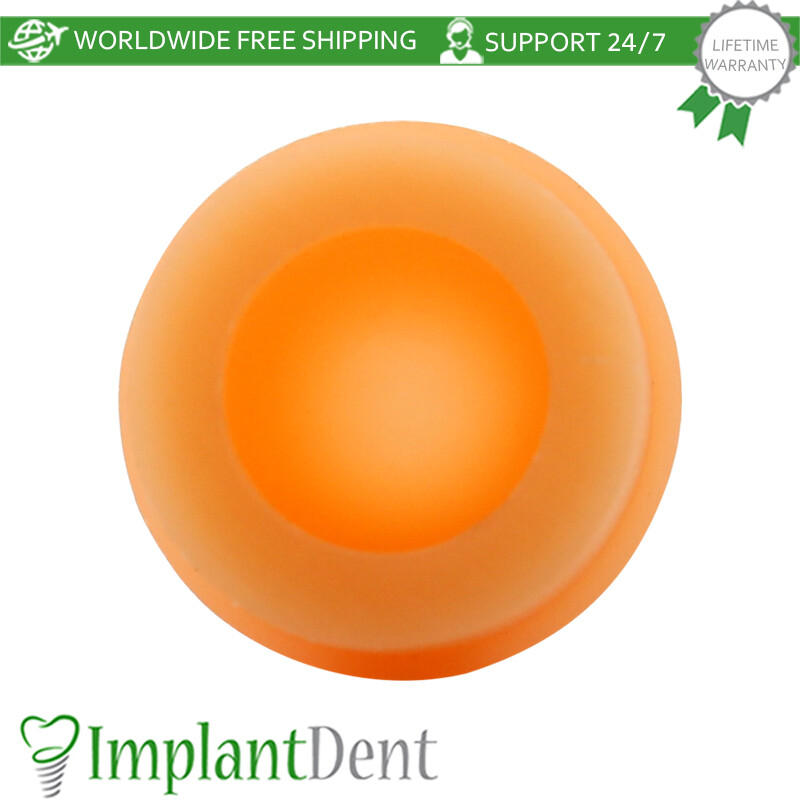 10x Silicone Cap Set Insert For Ball Attachment Dental Prosthetics Accessories